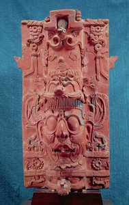 Toniatuh, le dieu Soleil, du Temple de la Croix, Palenque, période classique maya, Ve-Xe siècle
